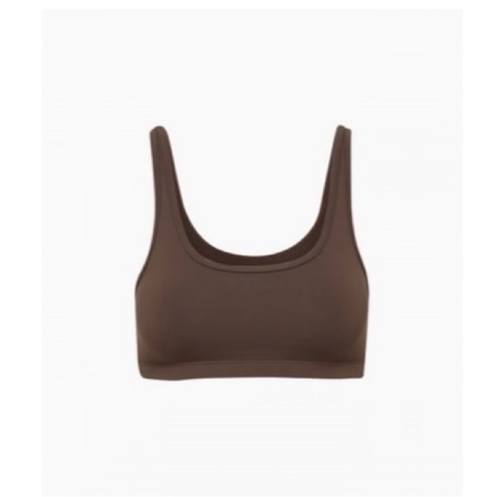 Aritzia golden rich mocha brown bra